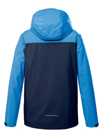 Killtec Softshelljas donkerblauw/blauw