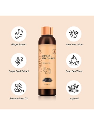 SEAMÁNTIKA Reinigungsmilch "Mineral - Ginger Root Extract", 150 ml