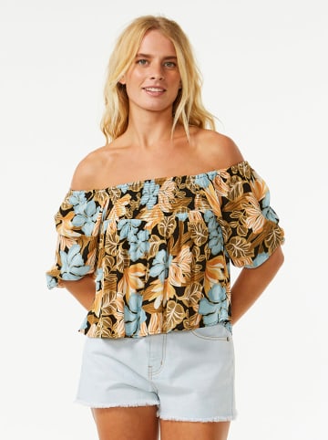 Rip Curl Bluse in Hellblau/ Hellbraun