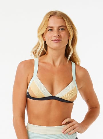 Rip Curl Biustonosz bikini w kolorze turkusowo-pomarańczowym