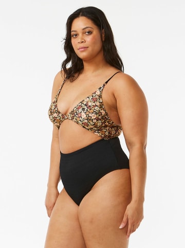 Rip Curl Biustonosz bikini w kolorze jasnobrązowo-czarnym