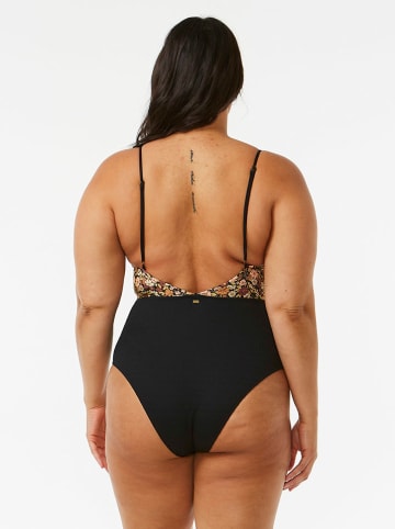 Rip Curl Biustonosz bikini w kolorze jasnobrązowo-czarnym
