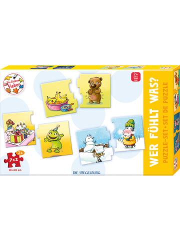 Die Spiegelburg 14tlg. Puzzle-Set "Wer fühlt was? Die Lieben Sieben" - ab 2 Jahren