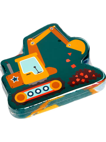 Die Spiegelburg Zauberhandtuch "Bagger - Wenn ich mal groß bin, ..." in Grün