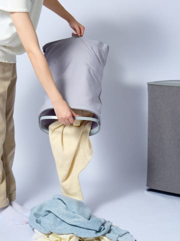 Kitchen Move Wasmand "Sven" grijs - (B)56 x (H)69 x (D)40 cm - 90 l