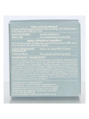 Laneige Hydraterende gel "Water Bank Blue Hyaluronic Moisturizer", 50 ml