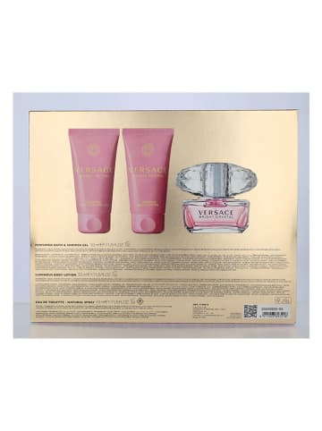 Versace 3-delige set: "Bright Crystal" - eau de toilette, bodylotion & douchegel