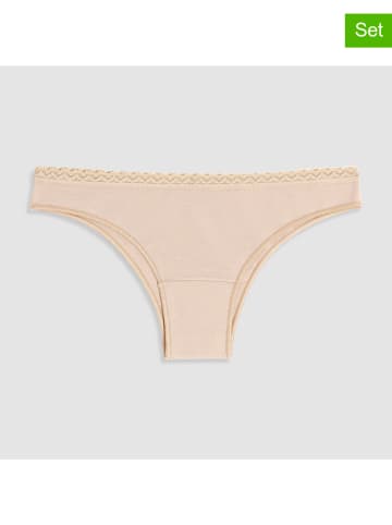 COTONELLA 3er-Set: Slips in Beige