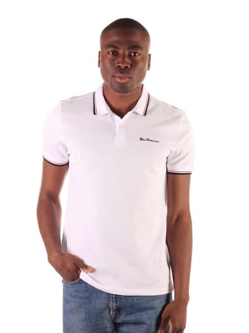 Ben Sherman Poloshirt in Weiß