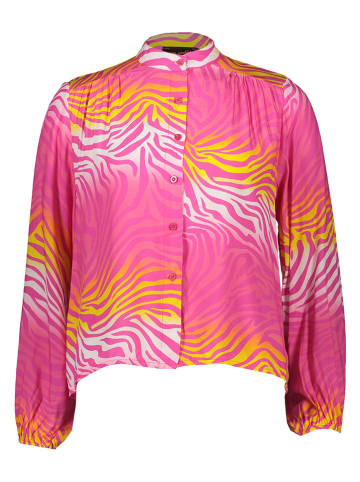 miss goodlife Bluse in Pink/ Gelb