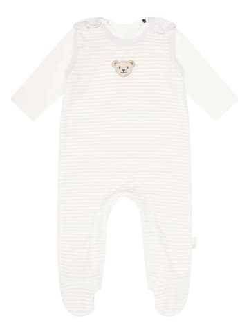 Steiff 2-delige outfit wit