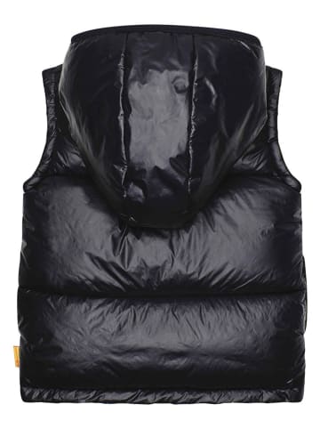 Steiff Doorgestikte bodywarmer zwart