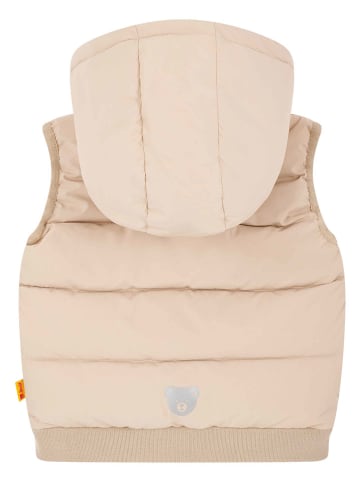 Steiff Doorgestikte bodywarmer beige