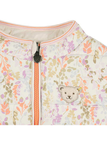 Steiff Steppweste in Creme/ Bunt
