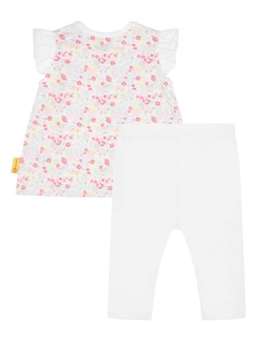Steiff 2tlg. Outfit in Weiß/ Pink
