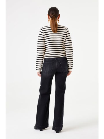 Garcia Cardigan in Weiß/ Schwarz