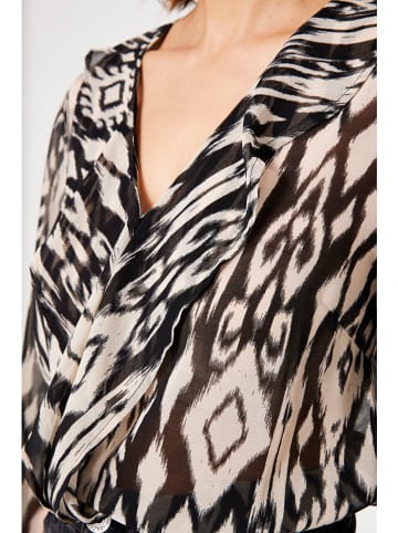 Garcia Blouse zwart/crème