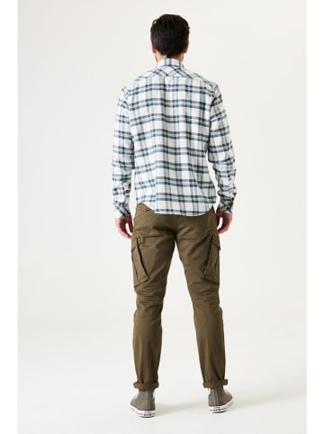 Garcia Blouse wit/groen/blauw