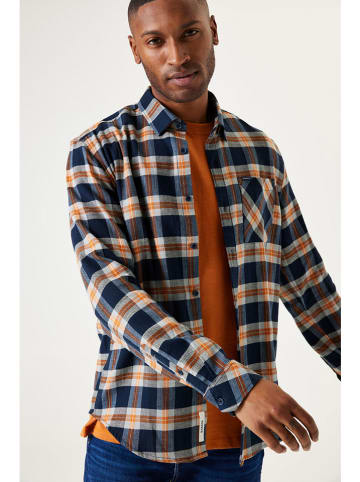 Garcia Blouse donkerblauw/oranje