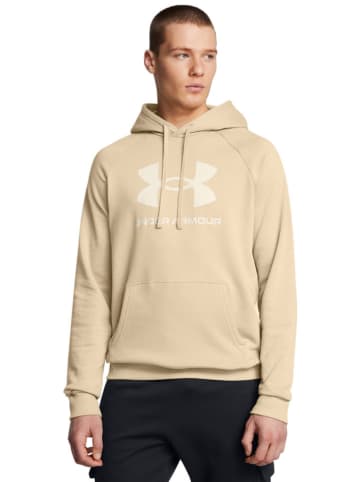 Under Armour Hoodie "Rival" in Beige