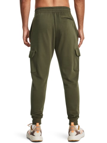 Under Armour Spodnie dresowe "Rival" w kolorze khaki