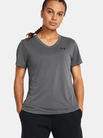 Under Armour Koszulka sportowa "Tech" w kolorze antracytowym