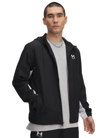 Under Armour Kurtka przeciwwiatrowa "Rival" w kolorze czarnym