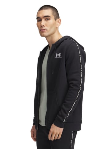 Under Armour Sweatjacke in Schwarz