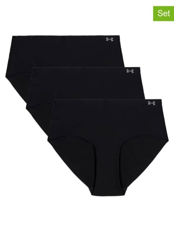 Under Armour 3er-Set: Pantys "Pure Stretch" in Schwarz