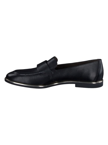 Paul Green Leder-Mokassins in Schwarz
