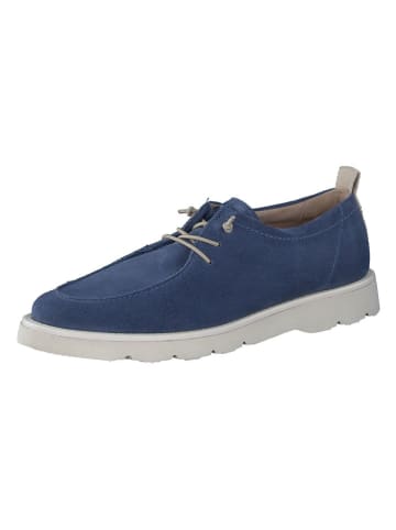 Paul Green Leder-Schnürschuhe in Blau