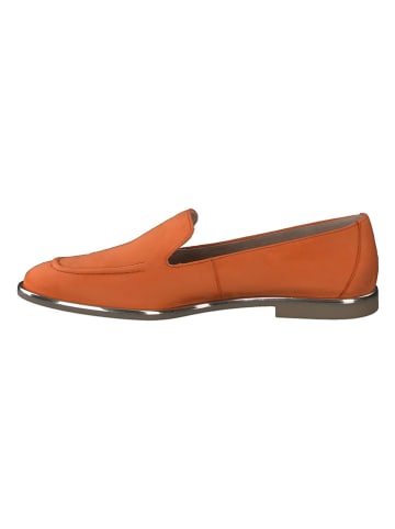 Paul Green Leren mocassins oranje
