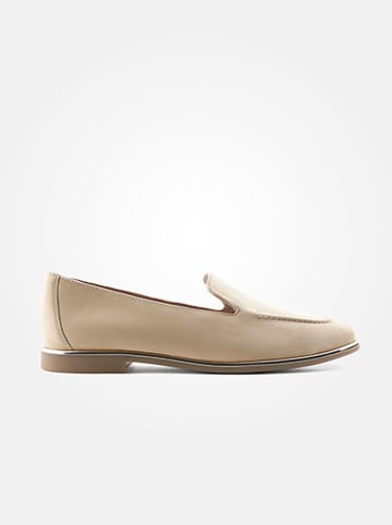 Paul Green Leder-Mokassins in Beige