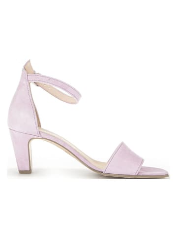 Gabor Leder-Sandaletten in Rosa
