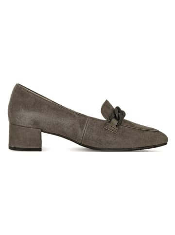 Gabor Leder-Pumps in Anthrazit