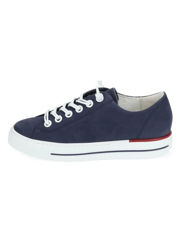 Paul Green Leder-Sneakers in Dunkelblau