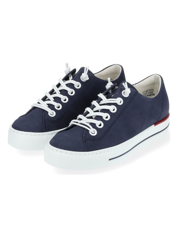 Paul Green Leder-Sneakers in Dunkelblau