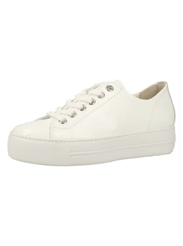 Paul Green Leder-Sneakers in Weiß