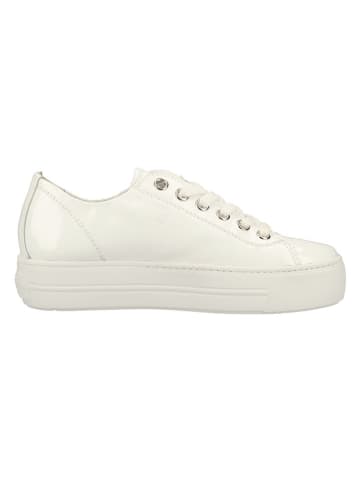 Paul Green Leder-Sneakers in Weiß