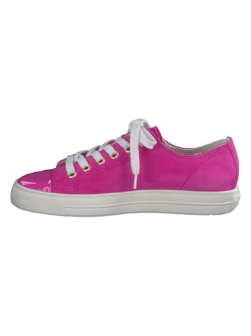 Paul Green Leder-Sneakers in Pink