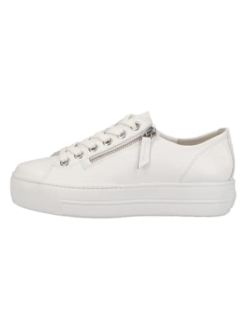 Paul Green Leder-Sneakers in Weiß