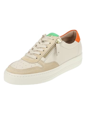 Paul Green Leder-Sneakers in Beige