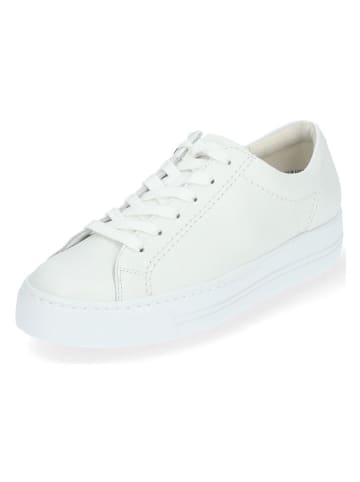 Paul Green Leder-Sneakers in Weiß