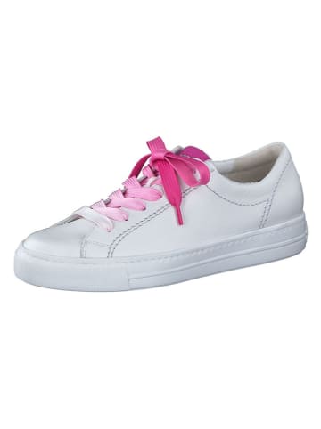 Paul Green Leder-Sneakers in Weiß