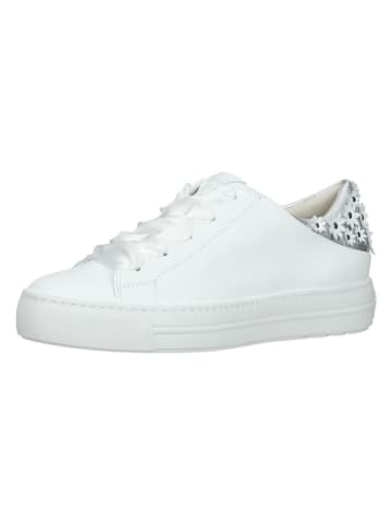 Paul Green Leder-Sneakers in Weiß