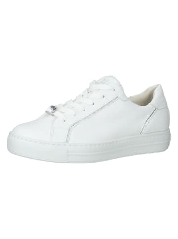 Paul Green Leder- Sneakers in Weiß