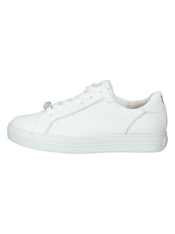 Paul Green Leder- Sneakers in Weiß