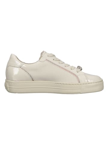 Paul Green Leder-Sneakers in Beige