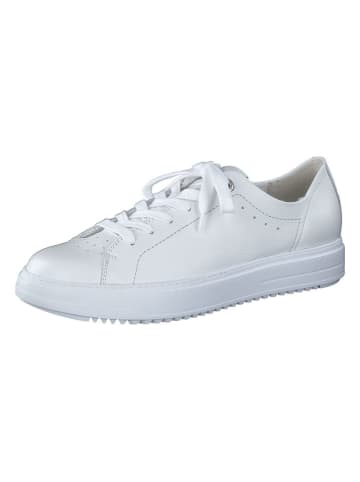 Paul Green Leder-Sneakers in Weiß