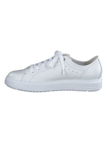 Paul Green Leder-Sneakers in Weiß